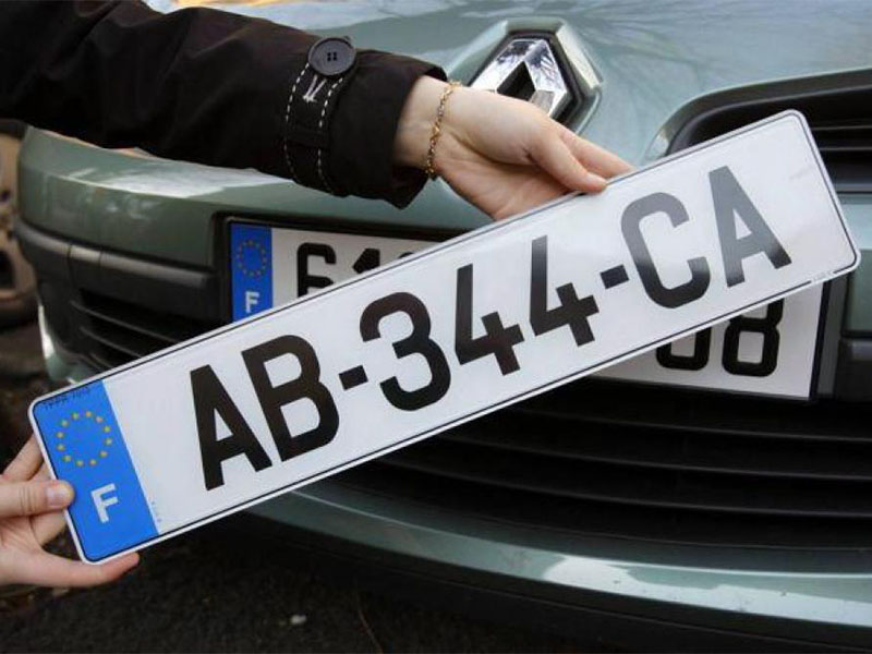 Fabrication plaque auto / moto Villers-Bocage